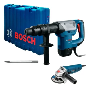 Martillo Demoledor SDS Max 1100W 7.5 J GSH 500 + Esmeril Amoladora Angular 4-1/2" GWS 850 BOSCH