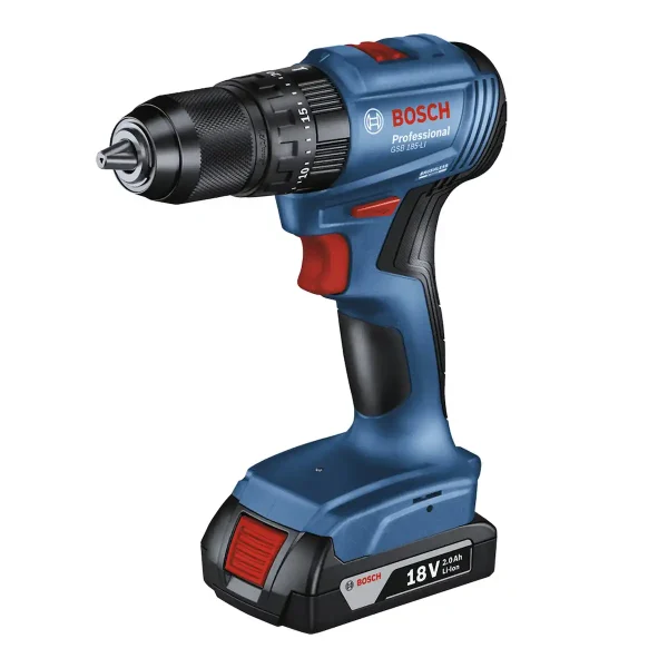 Taladro Percutor 13 MM 18V GSB 185-Li (MP) + Esmeril Amoladora Angular 4-1/2" GWS 700 BOSCH - Imagen 2