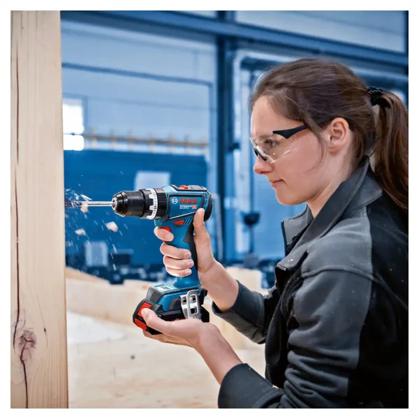 Taladro Percutor 13MM 18V GSB 18V-90 C + Llave/Atornillador de Impacto GDX 18V-285 BOSCH - Imagen 9