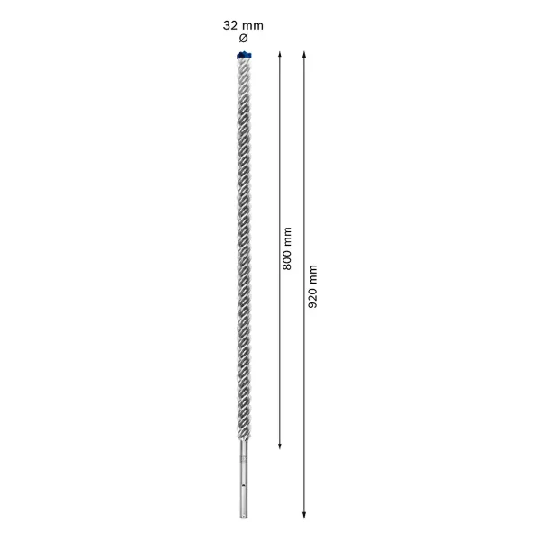 Broca Minera SDS Max-8X 32 X 800 X 920 MM BOSCH - Imagen 3