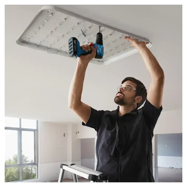 Taladro Percutor 1/2" GSB 185-LI + Esmeril Angular 5" GWS 180-LI + 1 Bat. 18V 2Ah + 1 Bat. 18V 4Ah + Cargador BOSCH - Imagen 11