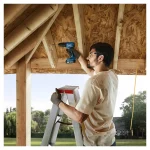 Taladro Percutor 1/2" GSB 185-LI + Esmeril Angular 5" GWS 180-LI + 1 Bat. 18V 2Ah + 1 Bat. 18V 4Ah + Cargador BOSCH - Imagen 12