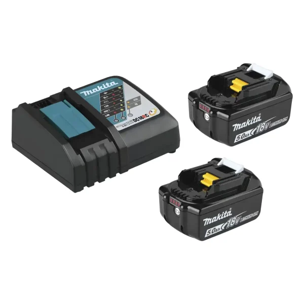 Taladro Atornillador 13 mm 18V BL + 2 Bat. 5Ah + Cargador MAKITA DDF489RTJ - Imagen 3