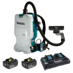 Aspiradora mochila BL 18Vx2 LXT 6 Litros HEPA + 2 Bat. 18V 6Ah + Cargador MAKITA DVC660Z-0.6