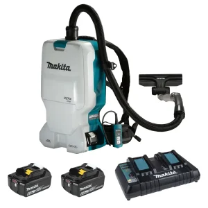 Aspiradora mochila BL 18Vx2 LXT 6 Litros HEPA + 2 Bat. 18V 6Ah + Cargador MAKITA DVC660Z-0.6