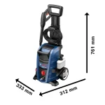 Hidrolavadora a Presión Professional 1500W BOSCH GHP 180 - Imagen 6