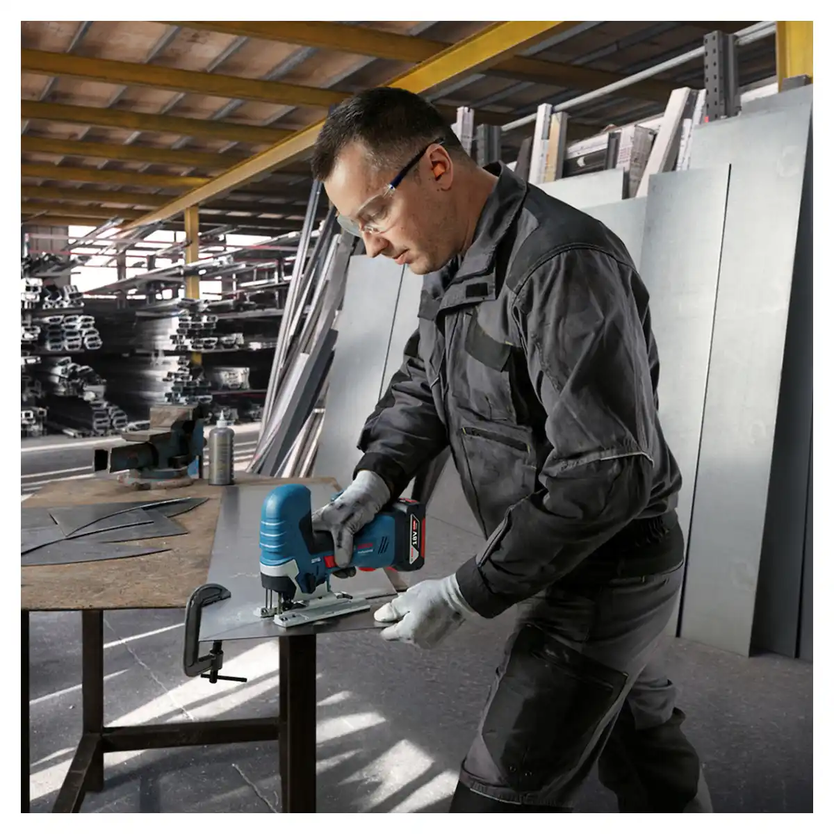 Sierra Caladora 26 MM 18V BOSCH GST 185-LI Baretool - Imagen 9