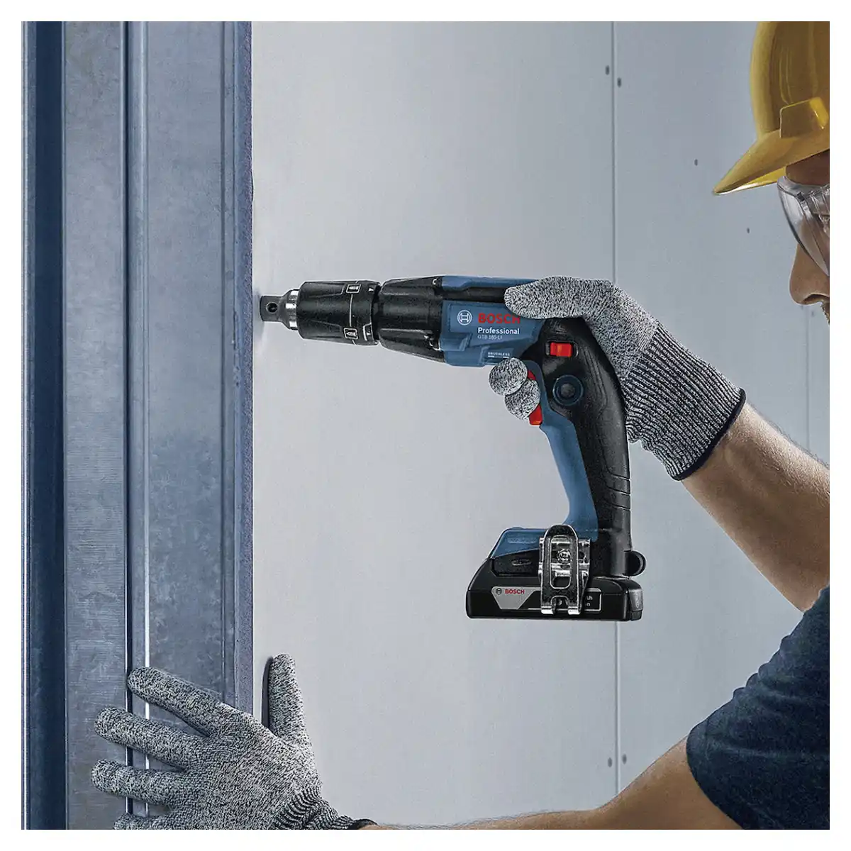 Atornillador para Drywall 1/4" 18V + 2 Bat. 2Ah + Cargador GAL 18V-20 + Maleta BOSCH GTB 185-LI - Imagen 6