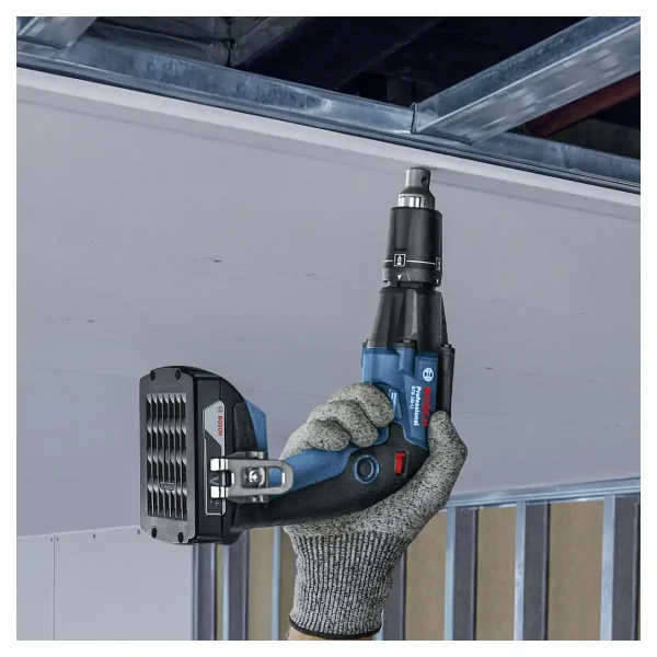 Atornillador para Drywall 1/4" 18V + 2 Bat. 2Ah + Cargador GAL 18V-20 + Maleta BOSCH GTB 185-LI - Imagen 8
