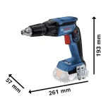 Atornillador para Drywall 1/4" 18V + 2 Bat. 2Ah + Cargador GAL 18V-20 + Maleta BOSCH GTB 185-LI - Imagen 9