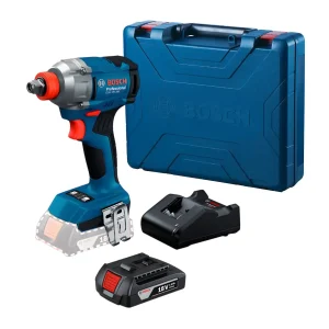 Llave/Atornillador de Impacto 18V 1/4" - 1/2" + 2 Bat. 2Ah + Cargador + Maleta BOSCH GDX 18V-285