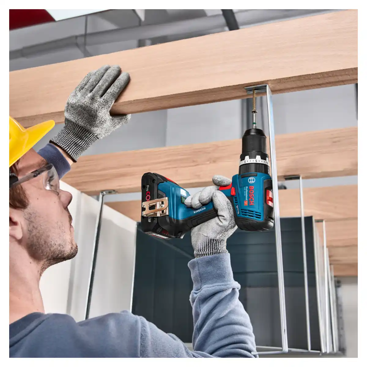 Taladro Percutor 18V 13MM + 2 Bat. 2Ah + Cargador + L-Case BOSCH GSB 18V-65 - Imagen 7