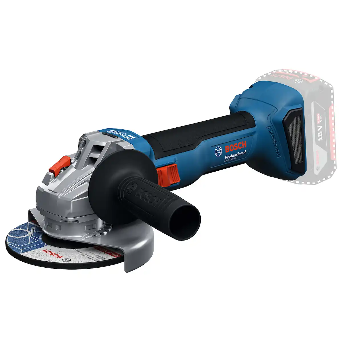Esmeril Amoladora Angular 18V 125 MM Baretool BOSCH GWS 18V-8