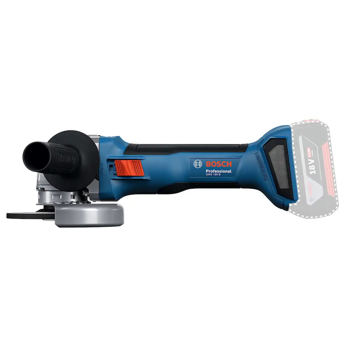 Esmeril Amoladora Angular 18V 125 MM Baretool BOSCH GWS 18V-8 - Imagen 3