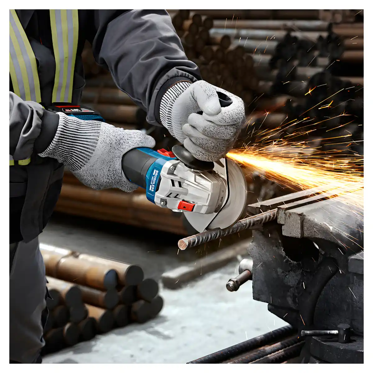 Esmeril Amoladora Angular 18V 125 MM Baretool BOSCH GWS 18V-8 - Imagen 7