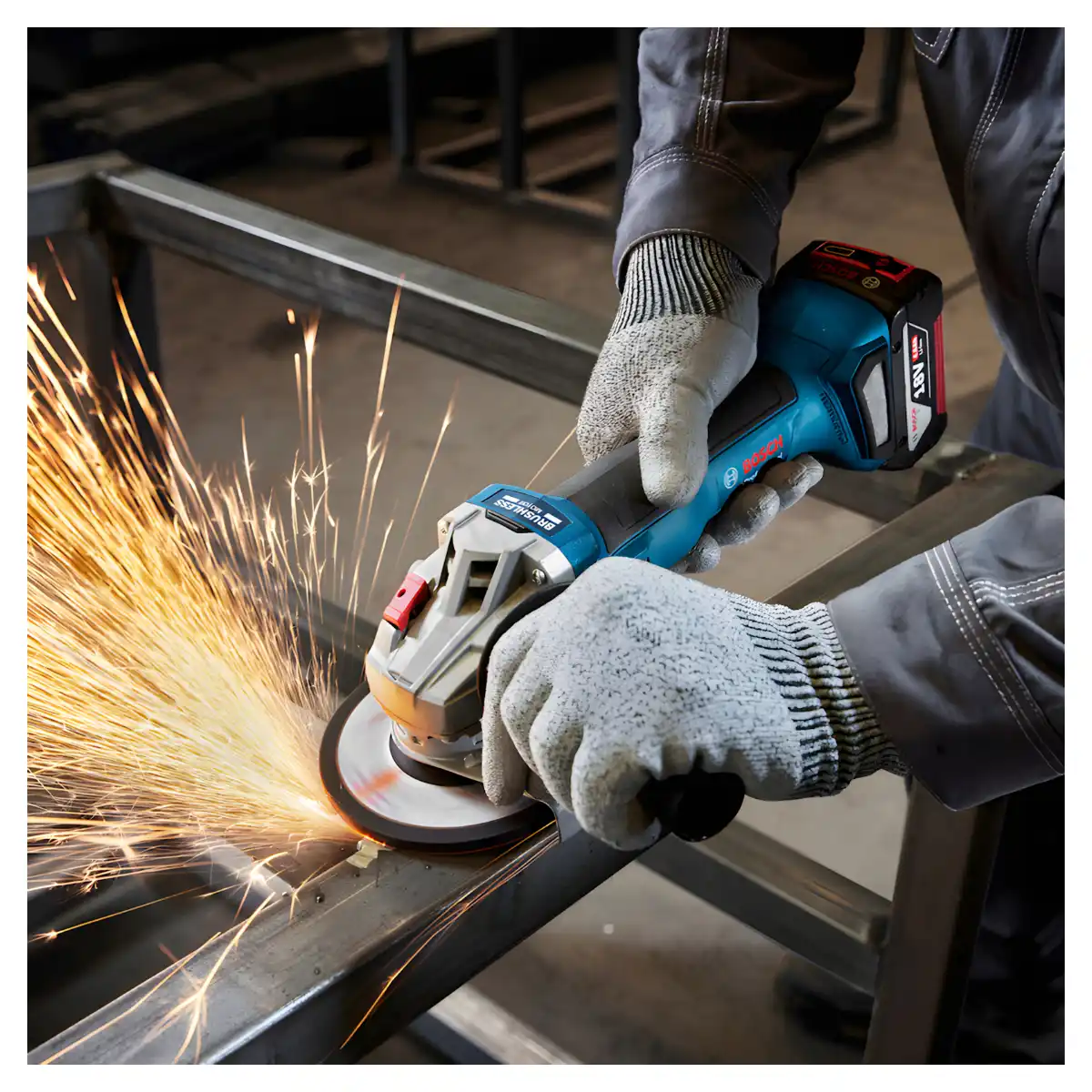 Esmeril Amoladora Angular 18V 125 MM Baretool BOSCH GWS 18V-8 - Imagen 8