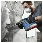 Rotomartillo SDS Plus 18V + 2 Bat. 4Ah + Cargador Rápido + Maleta BOSCH GBH 185-Li - Imagen 10