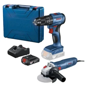 Atornillador Gsb 18v-50 1bat 2ah + Amoladora Angular Gws 700