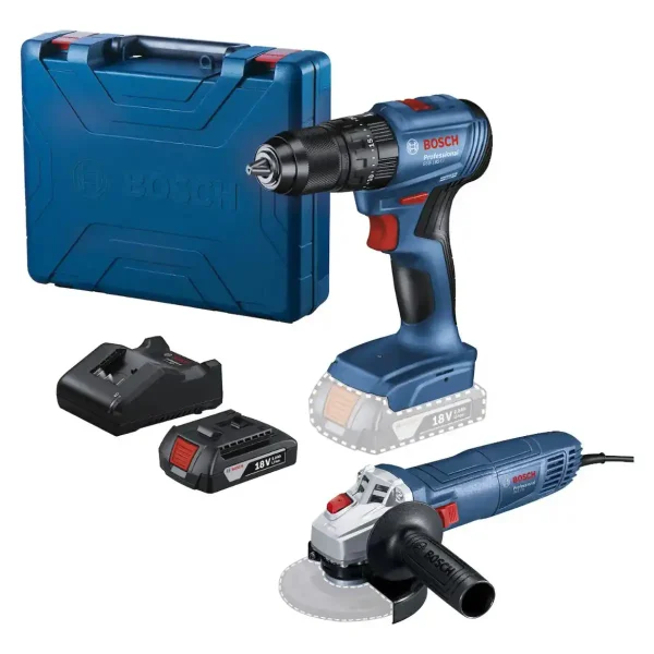 Atornillador Gsb 18v-50 1bat 2ah + Amoladora Angular Gws 700 - Imagen 2