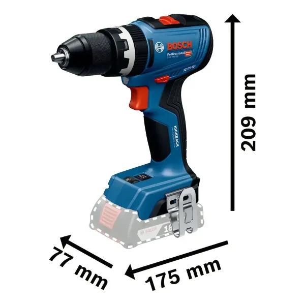 Amoladora Gws18v+ Taladro Gsb 18v-65+ Kit 18v+ L-boxx 238 - Imagen 3